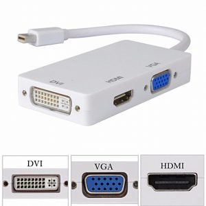 Mini DisplayPort DP to HDMI DVI VGA is available at a very affordable price in Nairobi, Kenya at Amtel Online Merchants. Get it delivered wherever you are in Kenya. We also offer Same day delivery within Nairobi. We are located at Nairobi Munyu Road Off Luthuli Ave. Munyu Road Business Center 3rd Floor Shop No D18.