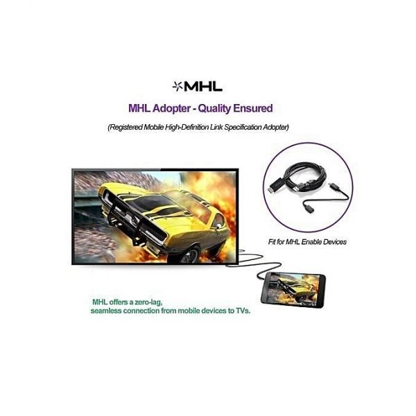 MHL Kit Universal MHL Micro USB To HDMI Cable 6.5 Feet / 2M 1080P HDTV Adapter - Image 5