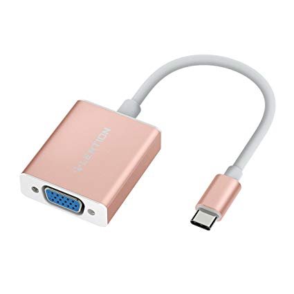 Câble adaptateur USB C vers VGA USB Type C pour Macbook / Chromebook / Acer  / Dell /