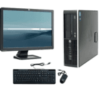 Refurbished HP 8300 Elite SFF Desktop CPU Intel Core i5 @3.0GHz 4GB RAM 500GB HDD DVDrw Keyboard Mouse Plus 17" TFT 6 Months Warranty