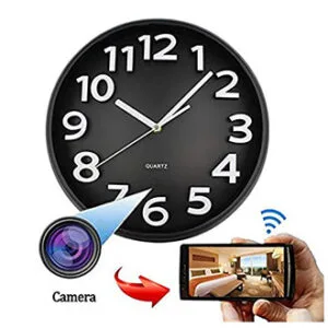 Hidden Wall Clock Camera WiFi Spy