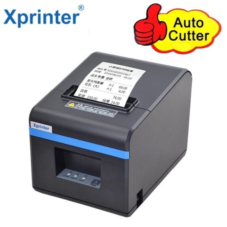 80mm Thermal Printer Kitchen Restaurant Medical Ticket Printer With