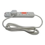 Skip to the end of the images gallery Skip to the beginning of the images gallery Generic Red lable for commercial and domestic Use 4 Way Extension Cable - White