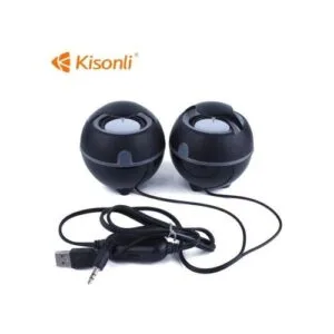 Kisonli Portable Desktop/Laptop USB Speakers