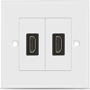 HDMI FACEPLATE TWO PORT