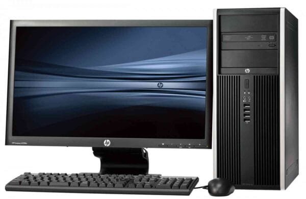 Refurbished Hp Compaq 8300 Elite CMT Tower Intel Corei5 3rd Gen 4GB DDR3 RAM 500GB SATA DVDrw Free dos 6 Months Warranty 17" Refurbished Monitor Keyboard & Mouse
