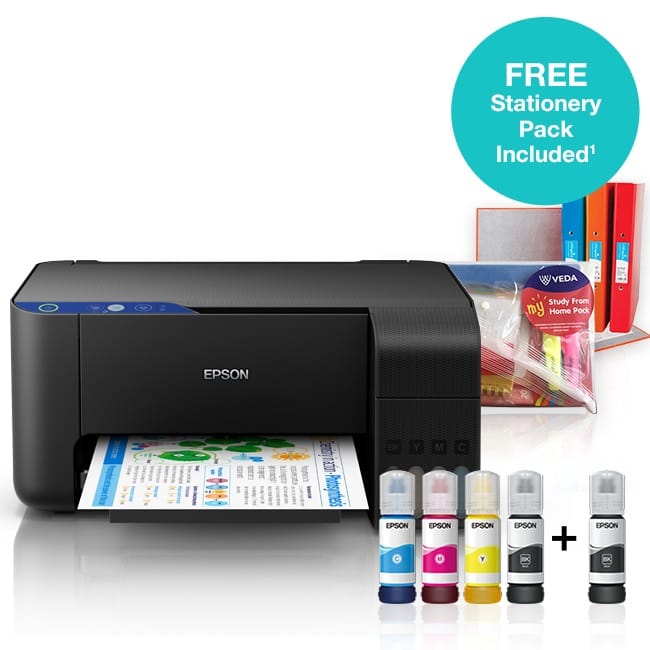 Epson Ecotank L3111 Multifunction 3 In 1 Print Copy Scan Color Photo