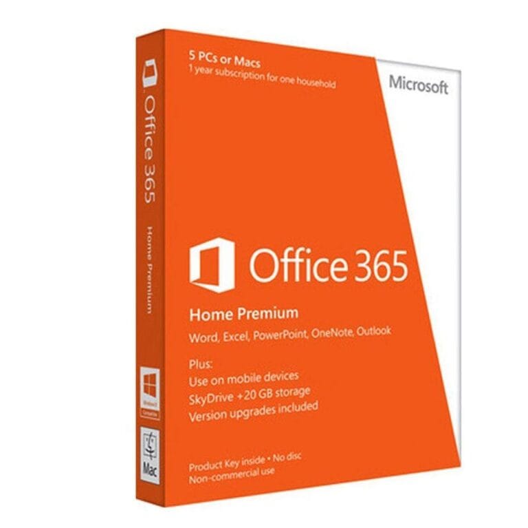 Microsoft Office 365 Home 6 Users 1 Year Subscription Buy Online