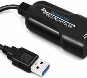 USB 3.0/2.0 HDMI Game Capture Card 1080P Video Reliable Streaming Adapter for Live Broadcasts, Video Recording Compatible with Windows,Mac,OS and Linux Media Streaming Device (Black) in Nairobi Kenya