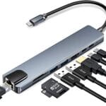 Type C 8 In 1 Hub  is available at a very affordable price in Nairobi, Kenya at Amtel Online Merchants.