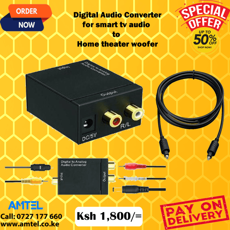 Digital to Analog Audio Converter + Free Digital audio cable Buy