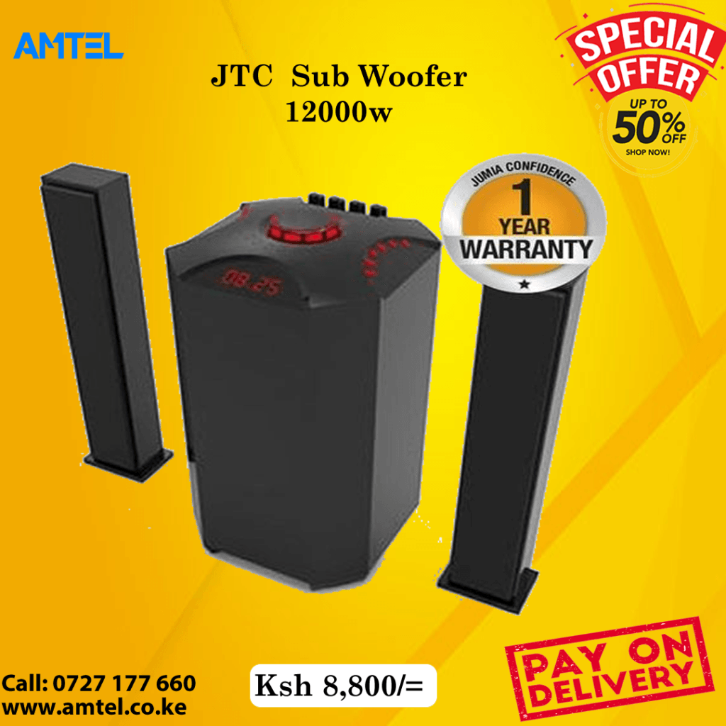 JTC Home Theatre Sub WooferBT/fm/usb12,000w Karaoke Buy Online