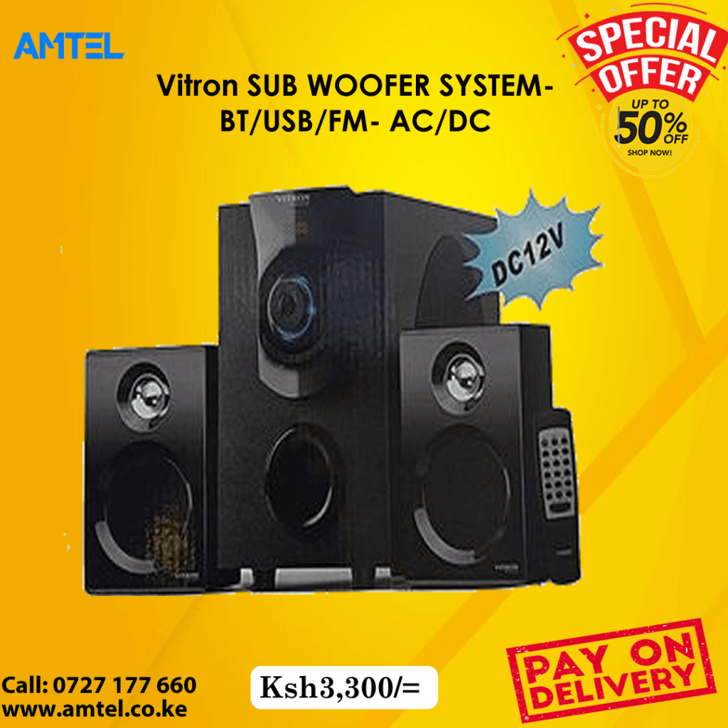 Vitron SUB WOOFER HOME THEATRE SYSTEMBT/USB/FM AC/DC Buy Online