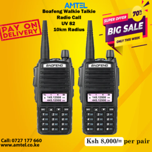 Baofeng UV-82 Dual Band Handheld Walkie Talkie Radio Call in Nairobi Kenya