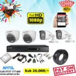 Hikvision 4 1080P 2MP Full ColourVu CCTV Cameras Complete System Kit In Nairobi Kenya