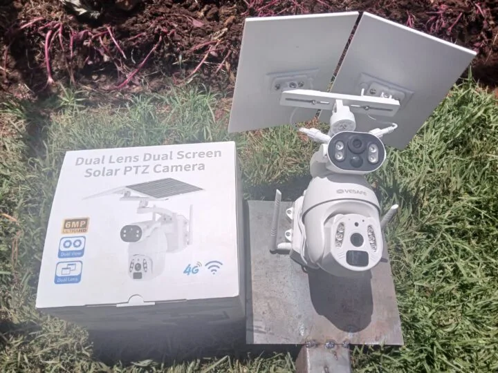 6MP UHD Dual Lens Solar Power WiFi/4G PTZ IP Dome Camera in Nairobi, Kenya - Image 3