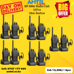 Baofeng BF-888S Walkie Talkie (With Earpiece) 10 Pieces– Reliable Two-Way Radio in Kenya