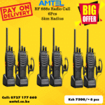 Baofeng BF-888S Walkie Talkie (With Earpiece) 6 Pieces– Reliable Two-Way Radio in Kenya