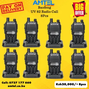 Baofeng UV-82 Walkie Talkie (With Earpiece) 8 Pieces in Kenya