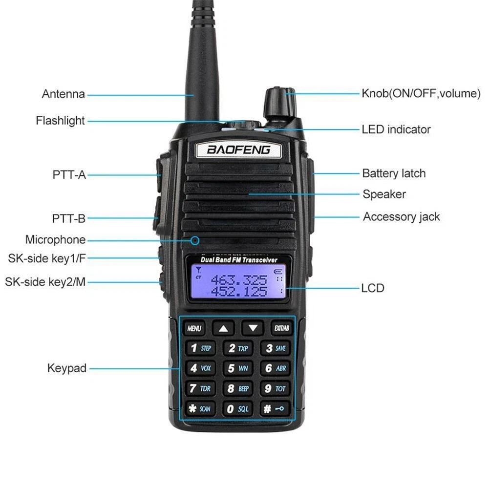 Baofeng UV-82 Walkie Talkie VHF/UHF Dual Band Two Way Radio in Nairobi Kenya - Image 2