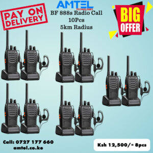 10 Sets Baofeng BF-888 Walkie Talkie – Long Range Two-Way Radios (Pack of 10) in Kenya