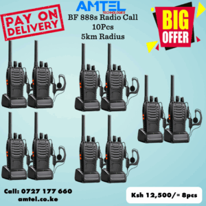 10 Sets Baofeng BF-888 Walkie Talkie – Long Range Two-Way Radios (Pack of 10) in Kenya