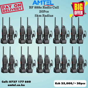 20 Sets Baofeng BF-888 Walkie Talkie – Long Range Two-Way Radios (Pack of 20) in Kenya