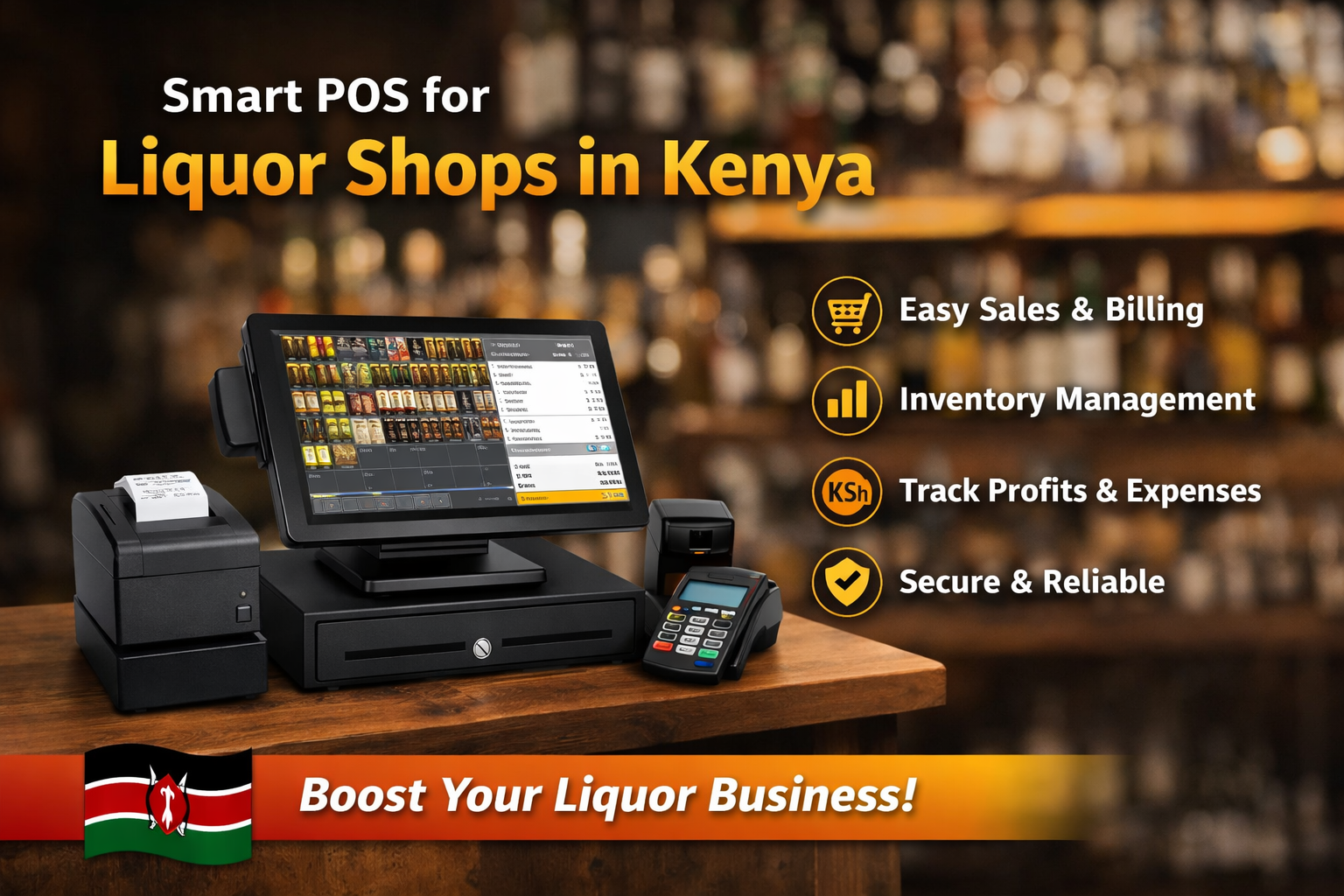 Liquor Shop Point of Sale (POS) System – Efficient Sales & Inventory Management in Kenya