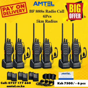 6 set Baofeng BF‑888 – Long Range Two-Way Radios (Pack of 6) in Kenya.