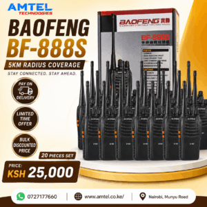Baofeng BF-888S Walkie Talkies 20 Pieces Set – Long Range Two-Way Radios | Bulk Business Communication Solution.